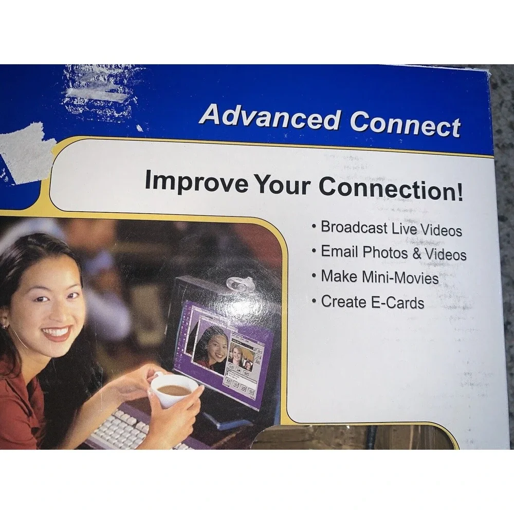 Vintage 1990's Veo Connect Web Camera-Webcam - New In Open Box -Easy Set Up